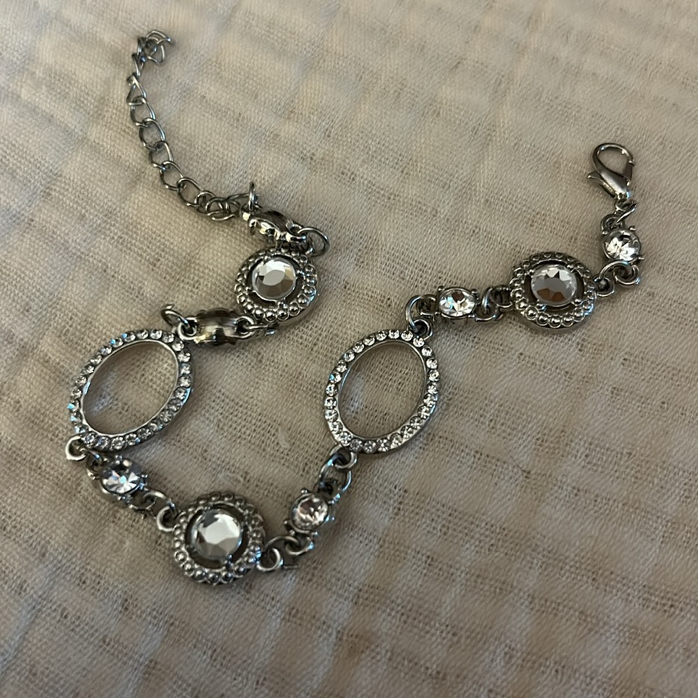 2 Silver Toned Bracelets - image 3